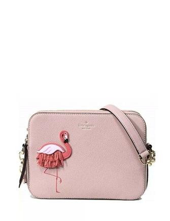 Buy the Kate Spade New York By The Pool Flamingo Camera Crossbody