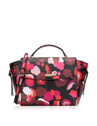 Kate spade floral satchel deals