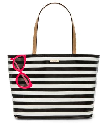 Kate Spade New York Splash Out Stripe Sunglasses Francis Tote