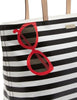 Kate Spade New York Splash Out Stripe Sunglasses Francis Tote
