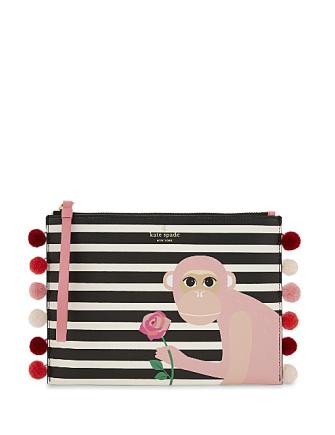 Kate Spade New York Rambling Roses Monkey Medium Bella Clutch