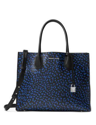 Blue and white discount mk purse