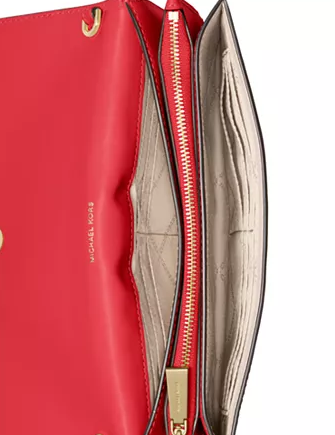 Michael Michael Kors Cece Large Convertible Leather Clutch Crossbody