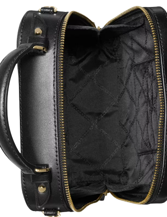 Michael Kors Women's Jet Set Crossbody Leather Bag, Black, Large :  : Fashion