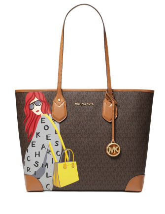 Michael Michael Kors Leather Eva Tote