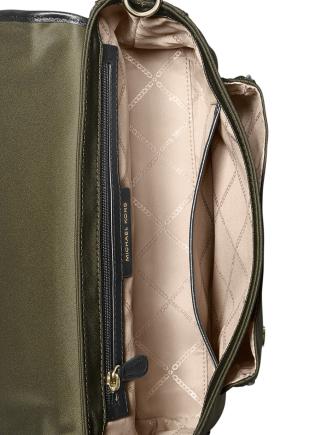 Michael michael kors leila flap messenger nylon crossbody store