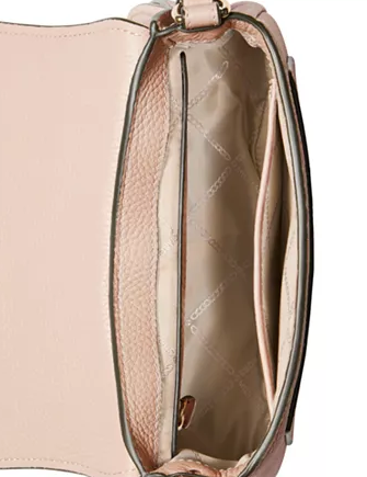 Michael Michael Kors Lillian Buckle Leather Small Crossbody Bag