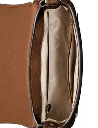 Michael Michael Kors Lillian Buckle Leather Small Crossbody Bag