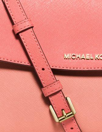MICHAEL by Michael Kors Ava Small Colorblock Saffiano Leather Satchel Bag