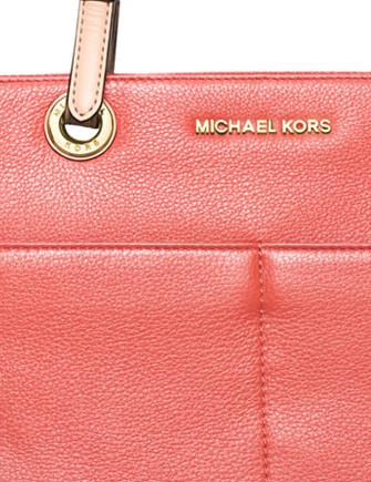 Michael kors bedford sales top zip pocket tote