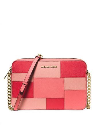 Michael Kors Jet Set Travel Crossbody Pink/Grapefruit