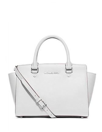 Michael kors selma hotsell medium white