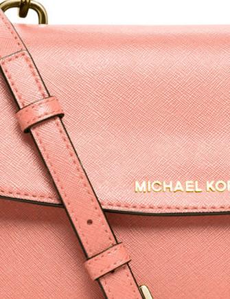 New MICHAEL KORS Ava small Saffiano leather satchel