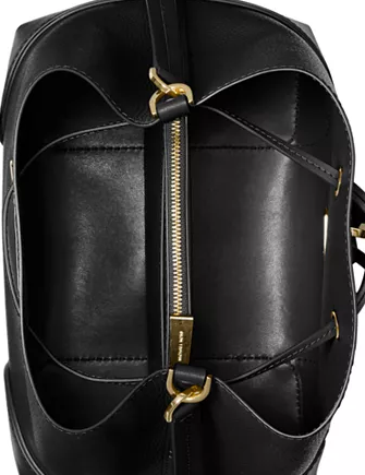 Michael Kors Mercer Gallery Medium Convertible Bucket Bag in Black