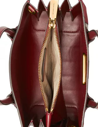 Michael Michael Kors Mercer Medium Accordion Leather Messenger