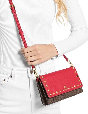 Michael Kors Jet Set Small Studded Smartphone Crossbody