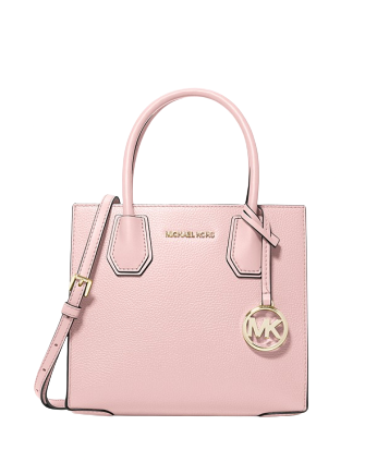 NEW Michael Kors Pebbled Leather Crossbody Bag (Light Pink/Blush Color)