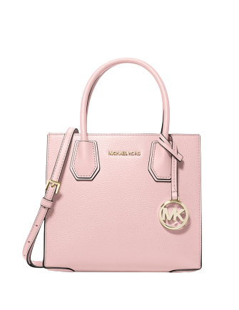 Mercer Medium Two-Tone Pebbled Leather Crossbody Bag