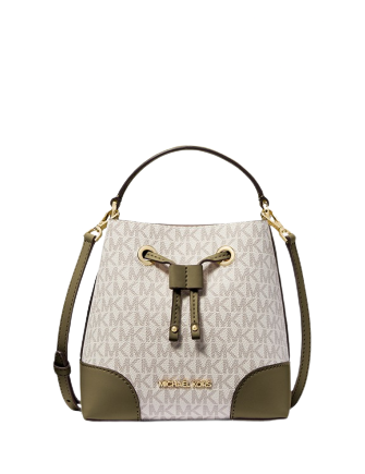 Michael Michael Kors Mercer Small Logo Bucket Bag Brixton Baker