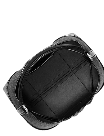 Michael Kors Mercer Small Logo Bucket Crossbody Bag (Black