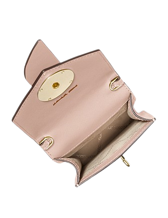 Michael Kors Signature Metallic Crossbody in Pink