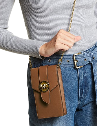 The Leather Smartphone Crossbody Bag