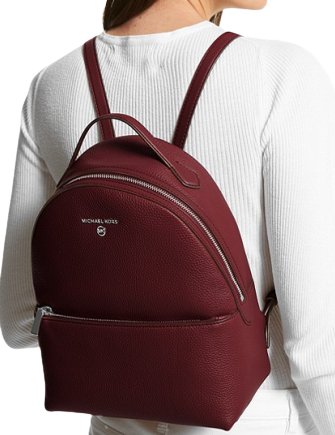 Michael Michael Kors Valerie Medium Pebbled Leather Backpack