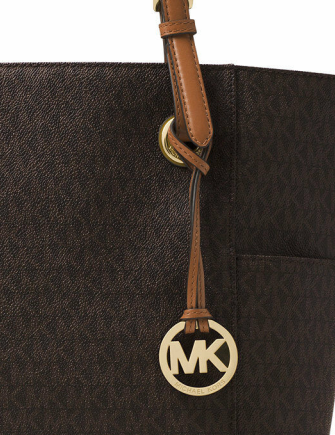 Michael Kors Jet Set Signature Logo Tote Handbag