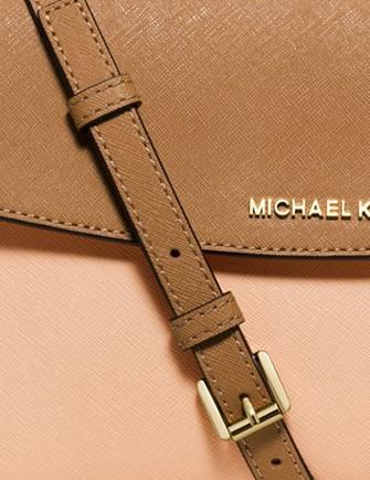 Michael Kors, Bags, Michael Kors Ava Small Top Handle Satchel Peach  Saffiano Leather Nwt 268