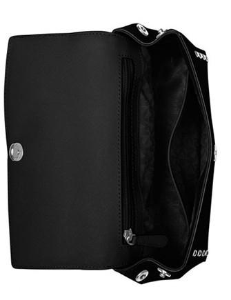 Michael Kors Navy Blue Studded Leather Medium Ava Top Handle Bag Michael  Kors