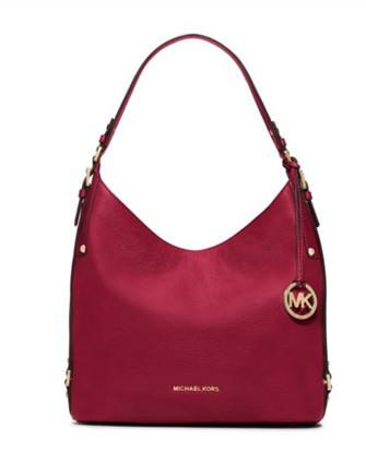 Michael Michael Kors Bedford Large Belted Leather Shoulder Bag