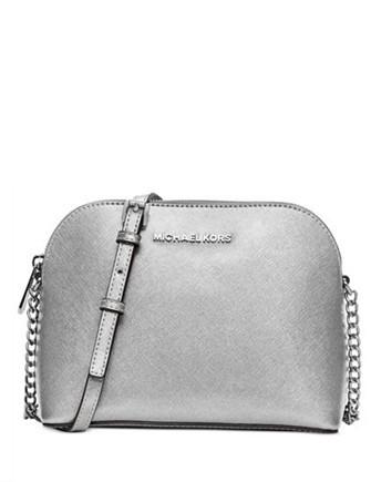 Michael Kors Large Saffiano Leather Dome Crossbody Bag