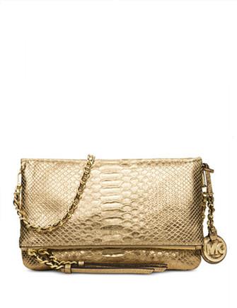 Michael Michael Kors Python Embossed Corinne Medium Messenger