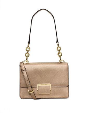 Michael kors cynthia logo satchel top
