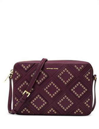 Michael Michael Kors Diamond Grommet Jet Set Travel Large EW Crossbody Brixton Baker