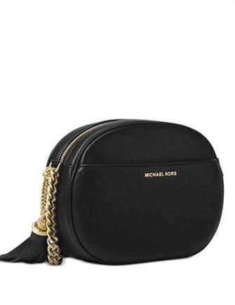 Michael Michael Kors Ginny Studded Medium Messenger - Black