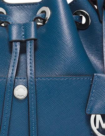 Michael kors store bucket bag blue