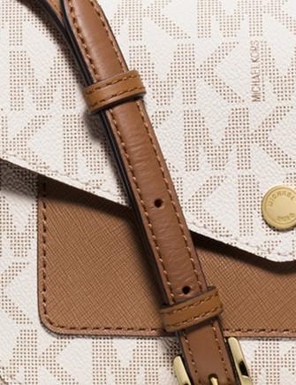Michael Michael Kors Greenwich Small Signature Flap Crossbody