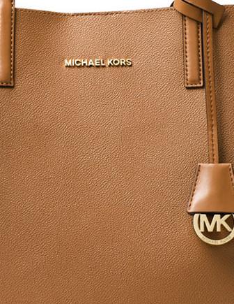 Michael kors hayes large north south leather tote best sale