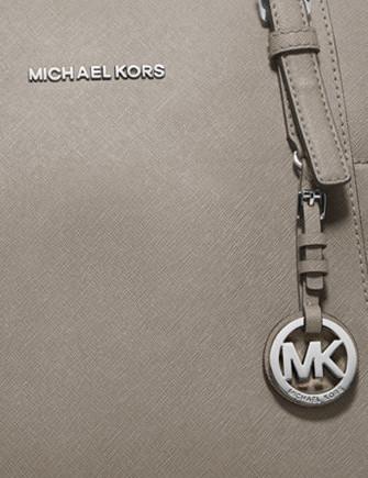 Michael kors jet set travel pearl grey top
