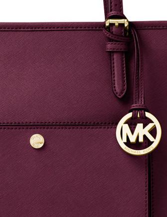 Michael kors plum clearance tote