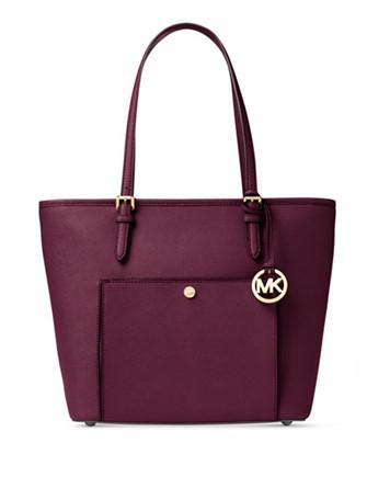Michael Michael Kors Jet Set Item Large Top Zip Pocket Tote