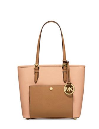 Michael Michael Kors Jet Set Item Medium Snap Pocket Tote