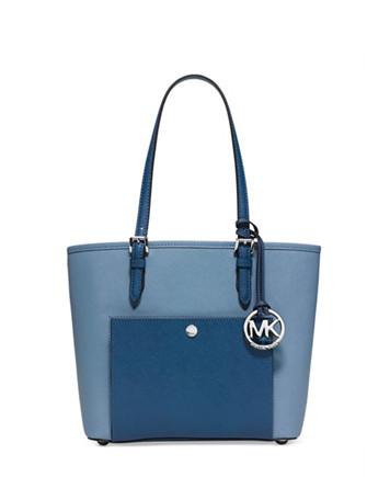 MICHAEL Michael Kors Jet Set Medium Saffiano Leather Snap-pocket