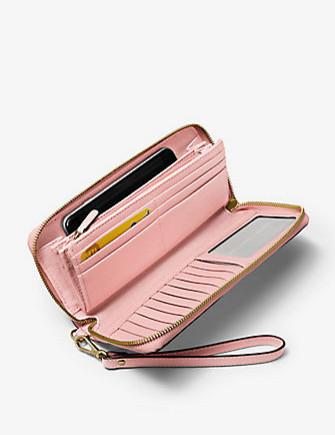 Michael Michael Kors Jet Set Travel Continental Wallet Blossom