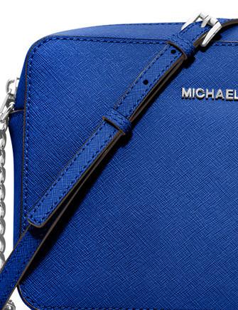 MICHAEL Michael Kors, Bags, Michael Kors Jet Set Large Saffiano Leather  Crossbody Bag