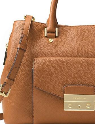Michael kors hailee cheap crossgrain leather satchel
