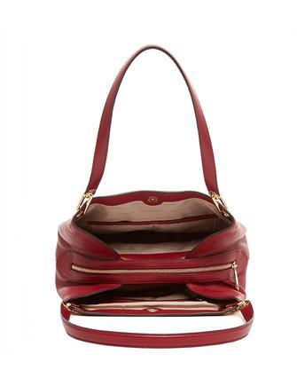 Michael Michael Kors Large Raven Leather Shoulder Tote