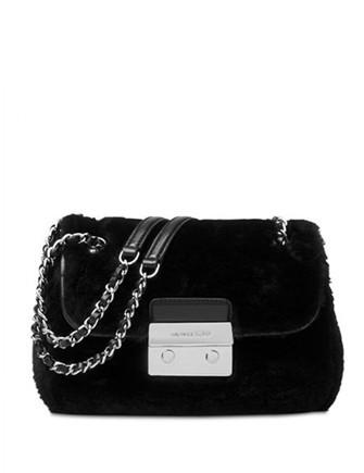 Michael Michael Kors Sloan Shearling Small Chain Shoulder Bag