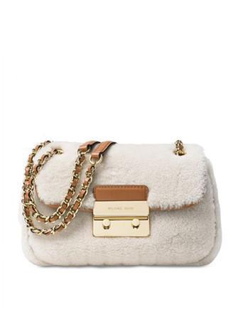 Michael Michael Kors Sloan Shearling Small Chain Shoulder Bag